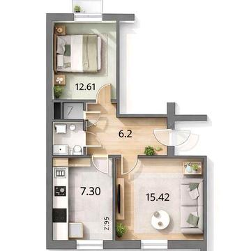 Продаж 2-кімн квартири сталінки 2/3 вул Одеська