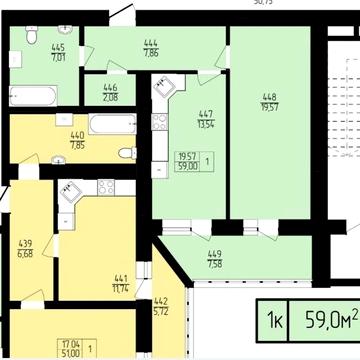 1 кімнатна квартир. Лоджія на всю квартиру  є гардеробна від власника