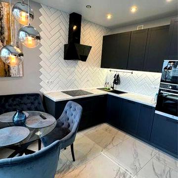 ЖК Зарічний Осокорська 2А метро Славутич оренда дизайнерської квартири окрема спальня, кухня та диван в коридорі Заречный є балкон в будинку гегератор