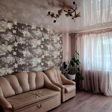 Сдается 3-комнатная квартира на левом берегу , 4 мкр kubr