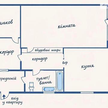 Продаж 1к Квартира Преображенська вулиця