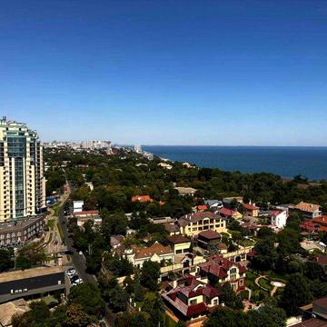 Видовая 1 комнатная квартира 41кв в ЖК Посейдон 16ст Фонтана ЖК Посейдон