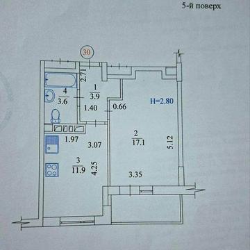 1-кімнатна в новобудові ЖК Пролісок-4(без ремонту) ЖК Пролісок-4