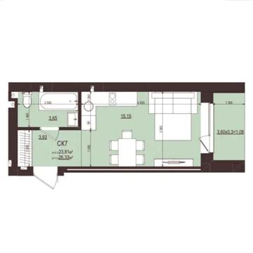 БЕЗ КОМІСІЇ Квартира в зданому будинку! Сертифікат-ТАК