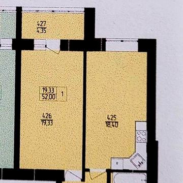 1кімнатна квартира в місті Рівне новобудова від забудовника кухня 18 м