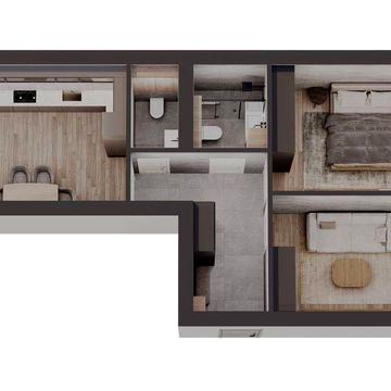 Продам квартиру 65м2 на 1-2 поверсі ЖК Family Park