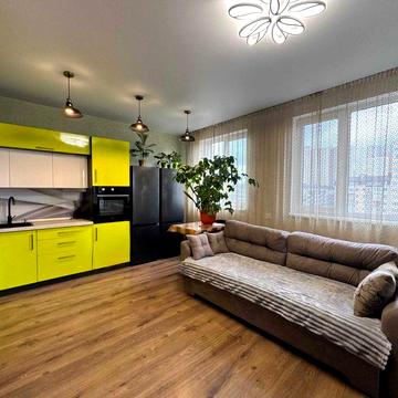 Продам! Посёлок Котовского! Стильная 1-комнатная квартира в новом доме на ул.Бочарова