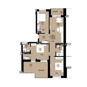 Продаж 3к Квартира Кримська вулиця ЖК AURA