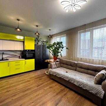 Продам большую квартиру "Евродвушку"на ул.Бочарова /Сахарова/Новый дом/Ремонт ЖК Брюсель