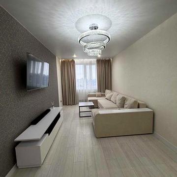 2 к квартира 61.5 м2. Ремонт, мебель. 58 Жемчужина Таирова 9 этаж. Балкон ЖК 58 Жемчужина