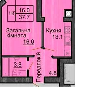 Готова 1 кімнатна квартира в ЖК Софія Нова від Мартинова! ЖК Софія Нова