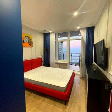 1-комнатная в ЖК 45 Жемчужина с террасой и видом моря/ Каманина