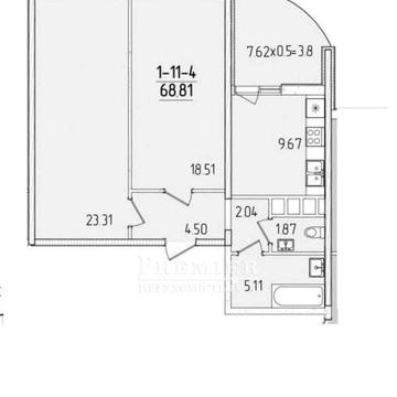 2-комнатная.69кв.Кадор Сити. Краснова.вид на ипподром и море. ЖК Кадор сити