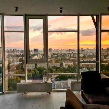 Панорама на Київ. Сучасна квартира 115м2 в ЖК Sherwood ЖК Sherwood