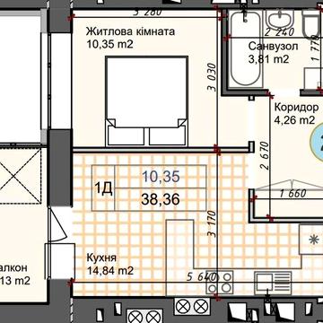 1К квартира біля Набережної — топ локація Ірпеня, 15 хв до Києва