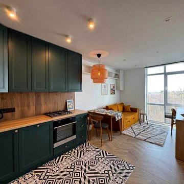 Продаж сучасної затишної 1-кім, ЖК Леополь Таун(Стрийська),є інвентор,балкон з барбекю з видом на парк ЖК Леополь Таун