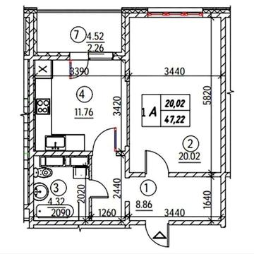 1К ЖК Навігатор Будинок 4 Коноплянская 22 Оболонь ЖК Навігатор 2