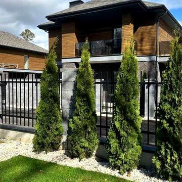 Сучасний будинок 180 м² у закритому містечку біля Києва. Під чистовий ремонт. Поряд Ліс. Газифікований .