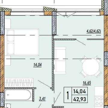 Без% Розтермінування! Квартира 43 м2 ЖК Нові Теремки. м. Іподром. Тк ЖК Нові Теремки