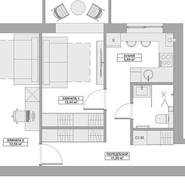 Продаж 2к Квартира Володимира Антоновича вулиця