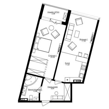 1-комнатная квартира с видом на море ЖК Кандинский ‼️БЕЗ КОМИСИИ‼️ ЖК Кандинский
