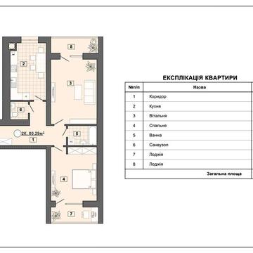 квартира на етапі здачі від забудівника! ЖК Вишневий