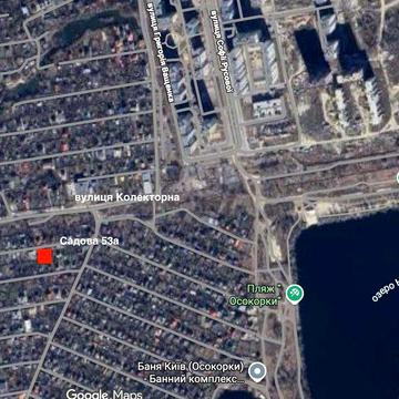 Земля Осокорки дачний будинок біля озера метро 1 км