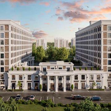 Без%, ЖК Oxford, Чайки, двухкомнатная 67м2, Оксфорд ЖК Oxford