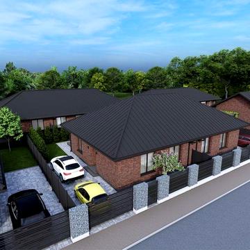 Продаж одноповерхового дуплекса, газ, поруч ліс