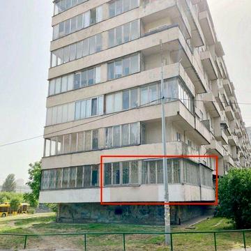 Продаж 2 кімнатної квартири за адресою: м. Київ, вул, Борщагівська, 10 з можливістю використання під офіс