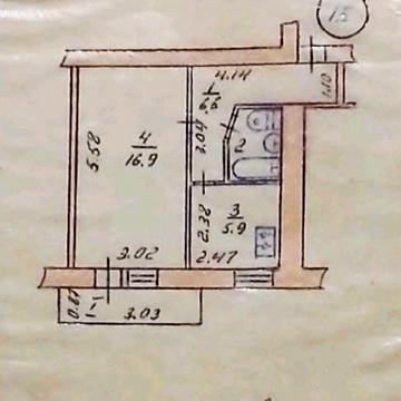 Квартира 1-кімнатна в центрі
