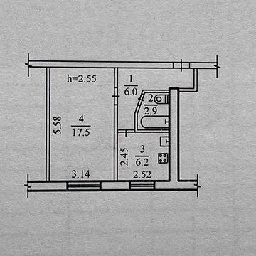 Однокімнатна квартира під ремонт.Вигідна ціна. Район пр. Мазепи.