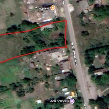 Продається ділянка 25 соток, з будинком. с.Обозновка