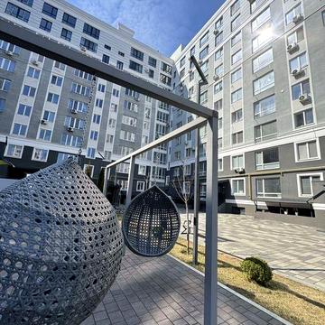 Однокімнатна Буча 2% оформлення низький поверх ЖК Іділіка