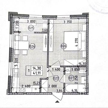 ЖК Нова Англія. Будинок Престон 1к - низький поверх ЖК Нова Англія