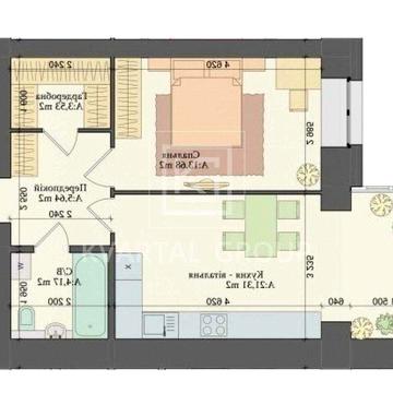 Продаж просторої 1к квартири з гардеробною біля парку з індивідуальним Газовим Опаленням.