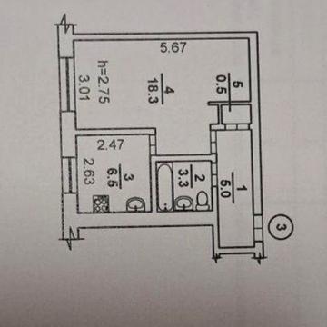 Продаю 1 кім квартиру Космонавтів ( Рассвєт) 1/5, цегла, високий цокол