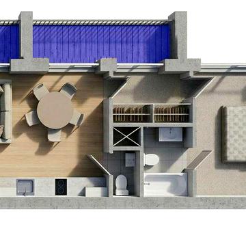 Однокімнатна квартира в центрі Черкас для зручного проживання або інвестицій. Під ремонт.