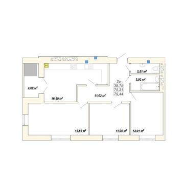 Продаж 3-кім квартира на 5 поверсі біля Озера. Центр