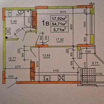 Продаж-переуступка видової 1-кім. квартири вул.Смілянська 48 ЖК Надія