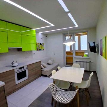 Алексеевка  2 к.кв., 83м2, ЖК Молодежный  Гостиная + 2 спальни. SV ЖК Молодежный Городок