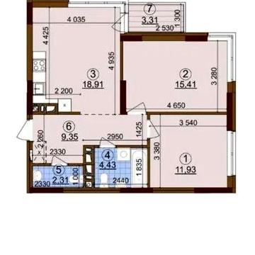 Вигідна пропозиція! 2к квартира в зданому будинку Варшавський 2 ЖК Варшавський-2
