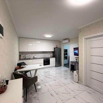 Продам 2 к.кв. с ремонтом  ЖК Левада, 1/16, 52м2  2 спальни. SV ЖК Левада