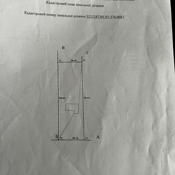 Продам земельню ділянку 25 соток з будинком у селі Стави