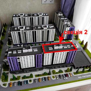 1к квартира 39,19м2  ЖК Пастерівський ЖК Пастерівський