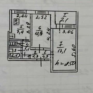 Продам 2х комнатную квартиру Коммунар