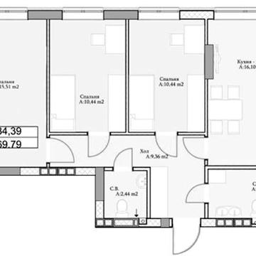 НАЙДЕШЕВША КВАРТИРА повноцінна 3к квартира Ірпінь