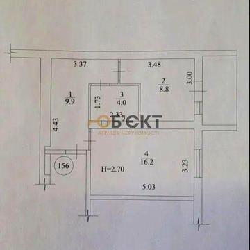 В продаже 1-к квартира в ЖК «Салтовский», ТРК Украина, 602 мкр ЖК «Салтовский-1»