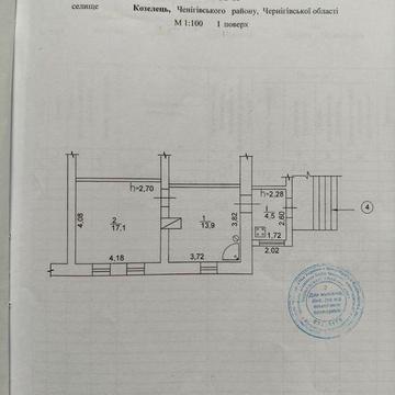 Продаж квартири, Чернігівська обл., смт Козелець