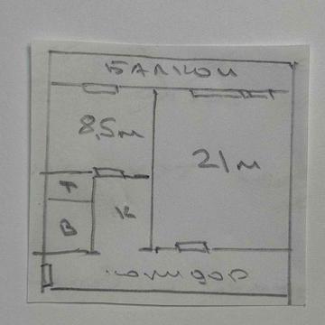 Оренда  однокімнатної квартири